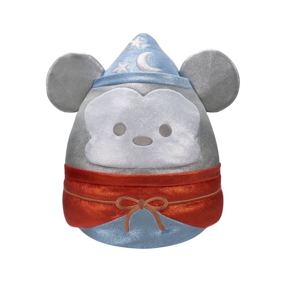 New Disney 100 Years Sorcerer Mickey Mouse Large Sparkly Squishmallow Plush NWT - Picture 2 of 11